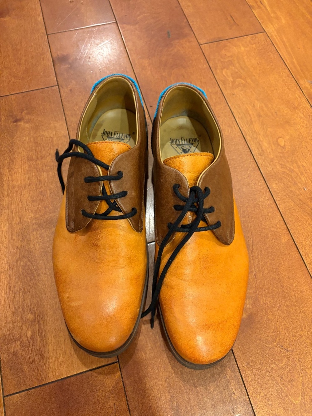 Fluevog Men’s Tri-color shoes